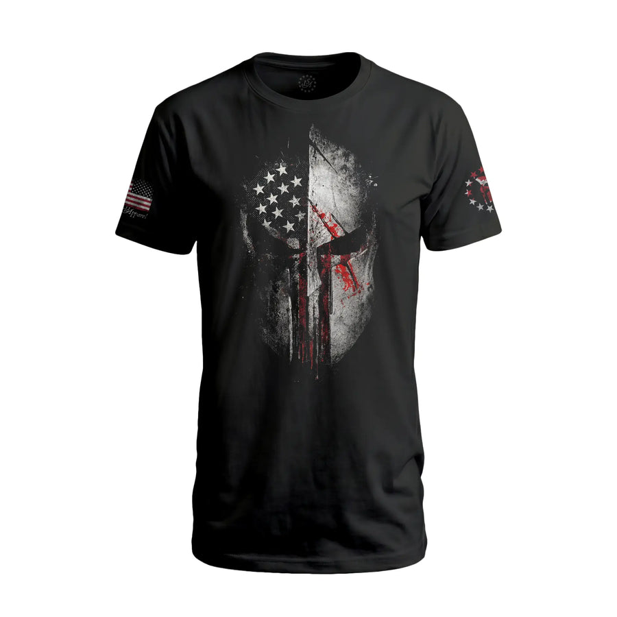 American Spartan Skull - T-Shirt