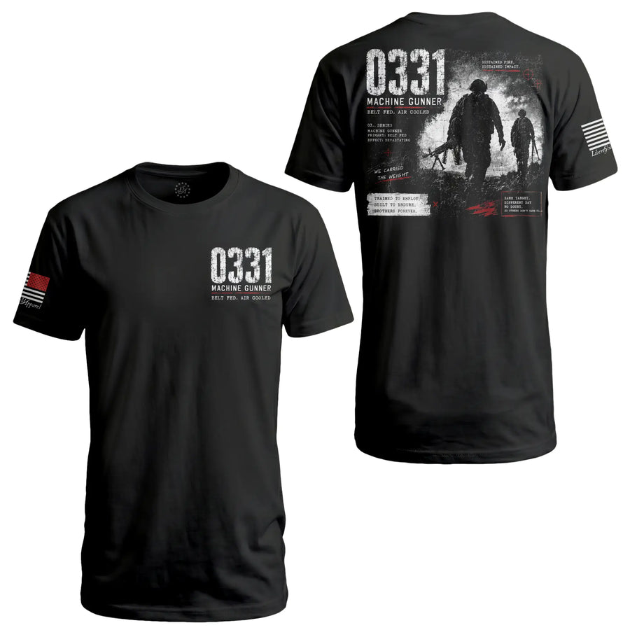 0331 Machine Gunner - T-Shirt