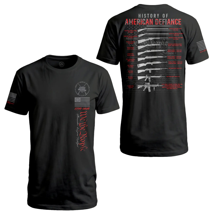 History of American Defiance - T-Shirt